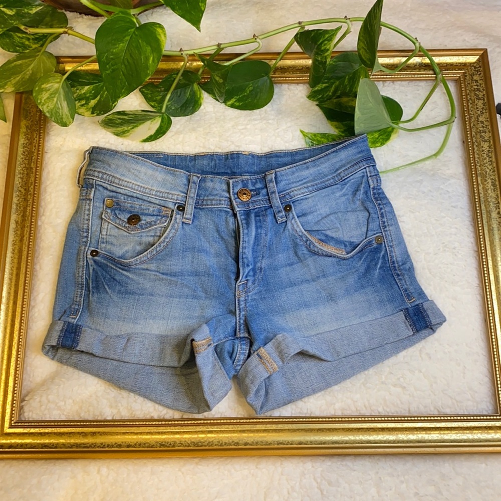 H&M Denim Low Waist Shorts